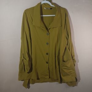 Chalet 🦋 Mustard Button Down Shirt